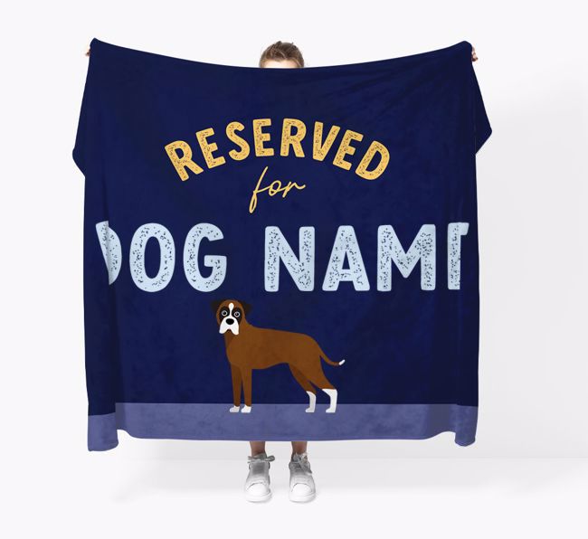 Reserved For: Personalized {breedFullName} Throw Blanket